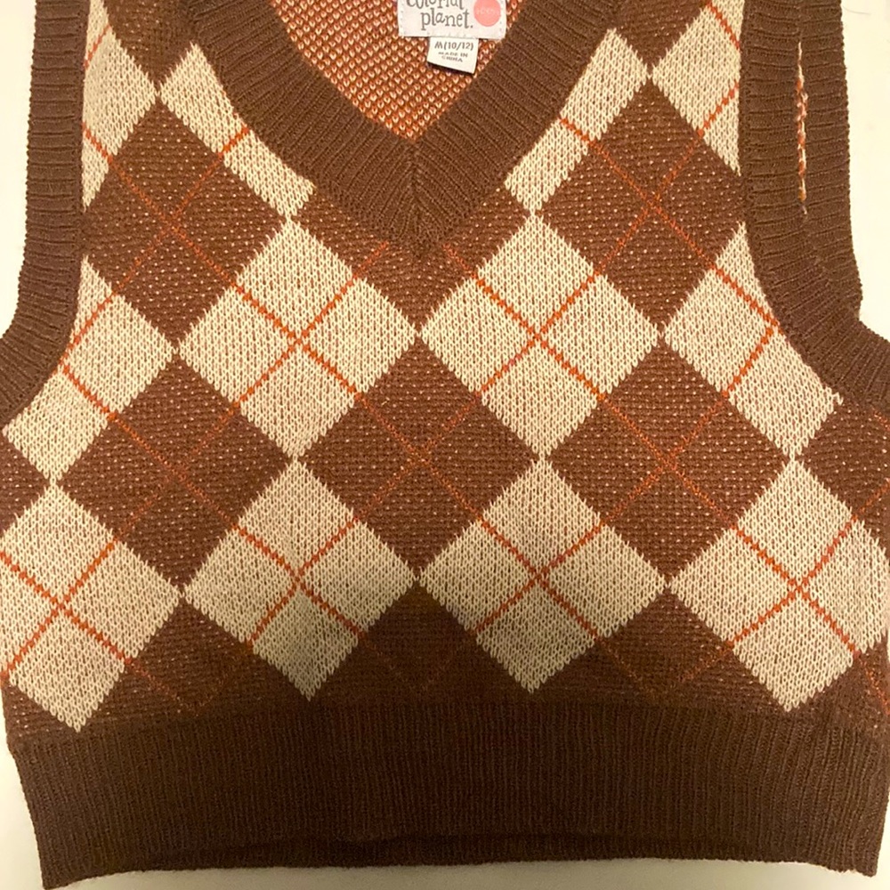 Brown plaid